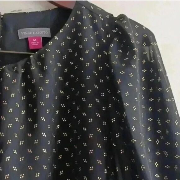 Vince Camuto Crew Neck Balloon Sleeve Blouse - Picture 8 of 16